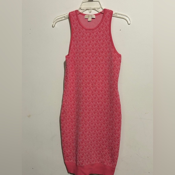 Micheal Kors Pink Bodycon Tank Dress - Picture 5 of 10